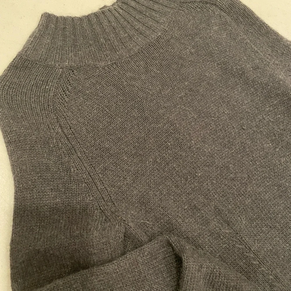 BCBG Merino Wool Cashmere Blend Turtleneck Sweater Dress - Picture 2 of 7